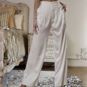 COPY - 12th Tribe White Trousers, worn once, size Large